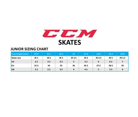 ccm youth ice skates|ccm youth skate size chart.